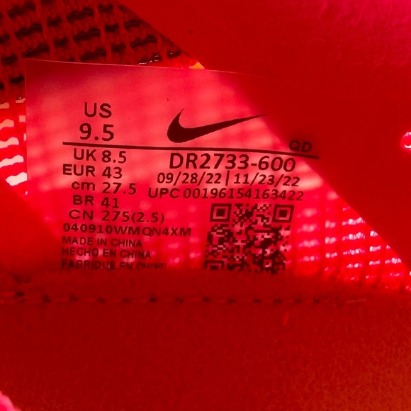 COPY - Nike Men’s 9.5 Zoom Mamba 6 Track & Field Distance Spikes DR2733-600 - Picture 2 of 11